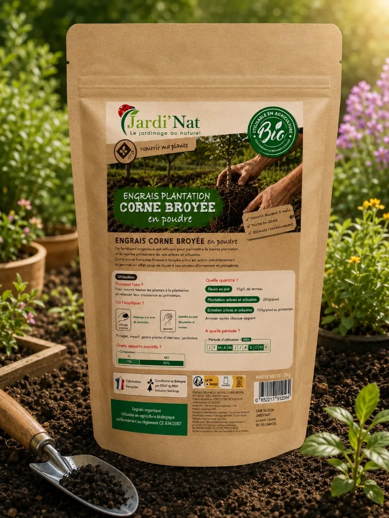 [NUTRI13] Engrais plantation corne broyée 3kg*